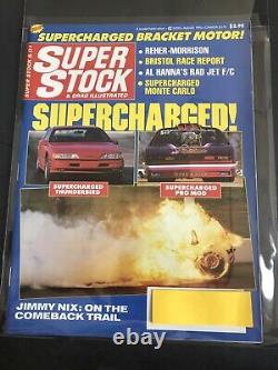 SUPER STOCK & DRAG ILLUSTRATED Magazine 1990 LOT COMPLETE YEAR NHRA RACING