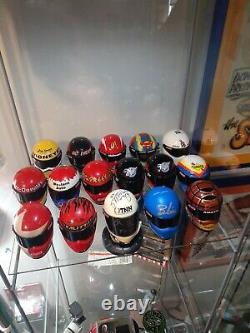 Signed Simpson Mini 16 Helmet Collection TNN NHRA LEGENDS FUNNY CAR TOP FUEL