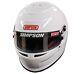 Simpson Venator Helmet Lid Sa2015 White Oval/track/kart/drag Racing All Sizes