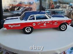 Supercar Collectibles 118 Sox & Martin 1965 Plymouth Awb Hemi Belvedere! Rare