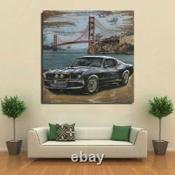 Top Speed Perfect Drag Race Super Fast Car Drift 3D Wall Mount Painting