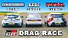 Toyota Gazoo Racing Drag Race Petrol V Hybrid V Classic