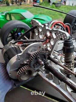 Traxxas Rustler Custom Speed? Drag Car FLM tranny/chassis Tekin 1/8 motor