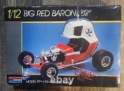 UNBUILT 1/12 BIG RED BARON Show Rod TOM DANIEL Monogram Model Kit 2506 1968 1986