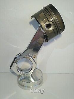 Unique Joe Amato Signed Piston & Rod, With Base, Drag Racing NHRA, Man Cave Trophy