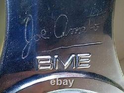 Unique Joe Amato Signed Piston & Rod, With Base, Drag Racing NHRA, Man Cave Trophy