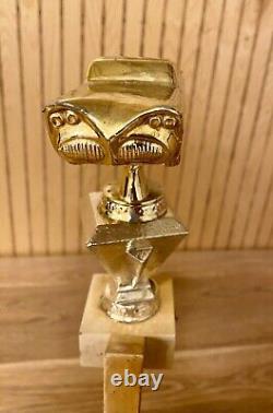 VIntage 1960 Auto Magic Award of Elegance Drag car racing TROPHY Bay City MICH