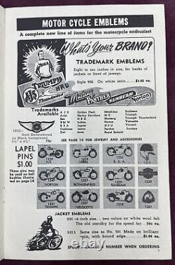 Vintage 1956 Spot Enterprises Car Catalog patch decal hot rod drag racing RARE