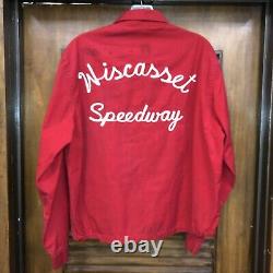 Vintage 1960s Wiscasset Speedway Hot Rod Drag Race Nhra Car Club Jacket