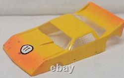 Vintage 1970s Lexan Body Slot Car Chasis Lot 1/24 Scale Nascar Drag Racing Parma