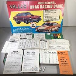 Vintage 1975 VALLCO DRAG RACING GAME NHRA Auto Racing Near Mint in Box Complete