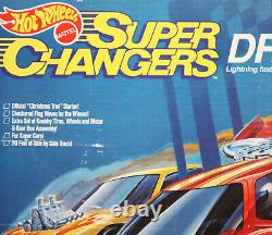 Vintage 1989 Hot Wheels Super Changers Drag Strip Complete Racing Set Tested