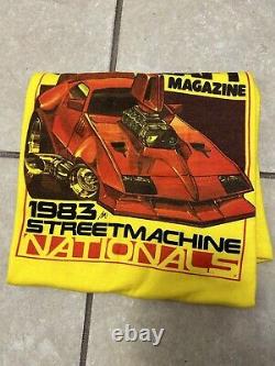 Vintage 80s Car Craft Magazine Drag Street Racing T Shirt Camaro Adult Medium