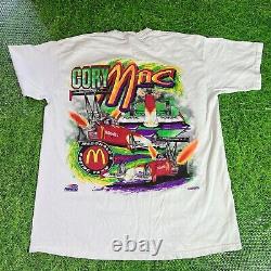 Vintage Cory Mac Shirt Drag Racing McDonalds Team NHRA USA Tee Sz Large