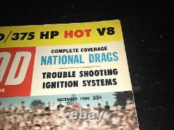 Vintage December 1960 Hot Rod Magazine Drag RACING nhra Troubleshooting Ignition