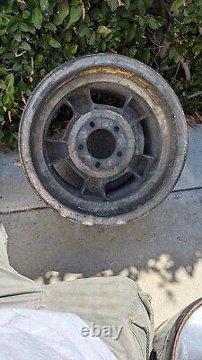 Vintage Halibrand Sprint Magnesium 16x11 Wheels Dragster Drag Racing Gasser 60's