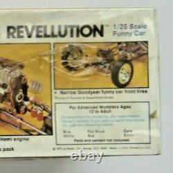 Vintage NOS 1975 Revell Ed McCulloch's Revellution Funny Car #H-1465 1/25 Sealed