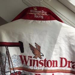 Vintage Winston Drag Racing Windbreaker Jacket Medium Large