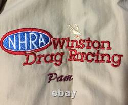 Vtg 1995 NHRA Drag Racing Championship Top Fuel Jacket M USA NASCAR 90s Grunge