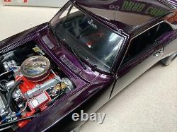 1/18 Gmp 1968 Chevrolet Drag Camaro Purple Display Store Unit Sn# 0493 Voir La Photo