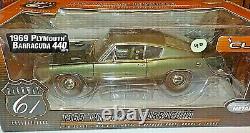 1/18 Highway 61 Super Car-1969 Plymouth'cuda 440 Savage Gt Rare