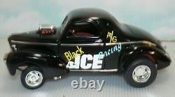 1/18, Sur Mesure 1941 Willys Black Ice Racing Drag Car, Pro Street