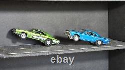 1/64 Voitures miniatures Diecast Hot Wheels personnalisées Drag/Street Race Diorama Support d'affichage 6 voitures