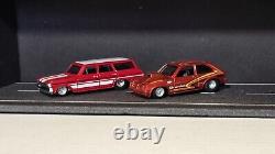 1/64 Voitures miniatures Diecast Hot Wheels personnalisées Drag/Street Race Diorama Support d'affichage 6 voitures