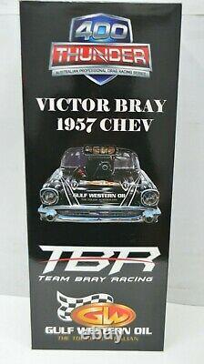 118 Victor Bray 1957 Chev Team Bray Racing Gulf Western Oil Door Drag Car