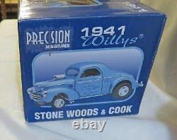 1941 Willys Gasser Stone Woods & Cook, 1/18 Heritage Racing Series, Non Ouvert