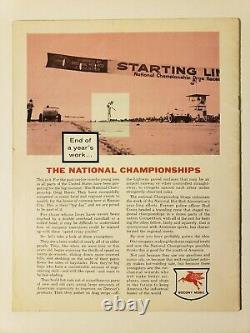 1956 Nhra Nationals Programme Original 2nde Finales Courses de Drag Auto Hot Rods Funny Car