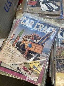 1963 64 65 66 71 72 73 75 77 78 Lot de 90 magazines Car Craft + Drag Racing