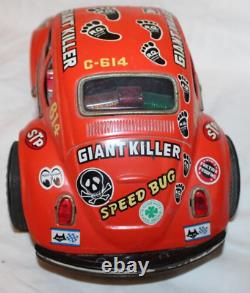 1963 Empi Speed Bug Vw Giant Killer Drag Race Car Toybatrie Optaiyo Japan Tin