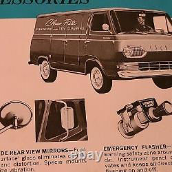 1963 Ford Accessory Selector And Facts Book Galaxie Fairlane Falcon T-bird Van