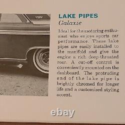 1963 Ford Accessory Selector And Facts Book Galaxie Fairlane Falcon T-bird Van