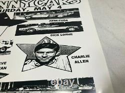 1968 Signed Poster Funny Car Team Championship Orange County Intl' Raceway 11x17