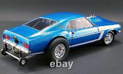 1969 Ford Mustang Gasser Aa Gs Le Patron Met Blue 118 Diecast Car Gmp 18913