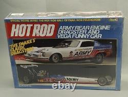 1986 Revell Don Prudhomme 1/16 Army Dragster And Vega Funny Car Mint Scelled Nice