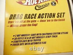 2005 Mattel Hot Wheels Classics Drag Race Action Set Usine Scellé Nip