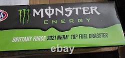 2021 Auto World Nhra Brittany Force Monster Energy Dragster 124 Échelle Diecast