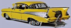 57 Chevy Race Car 124 Drag Racing Hot Rod 18 Promo 12 Carousel Yelo 55 1955