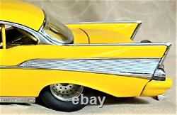 57 Chevy Race Car 124 Drag Racing Hot Rod 18 Promo 12 Carousel Yelo 55 1955
