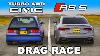 800hp Awd Civic Contre Audi Rs5 Course De Drag