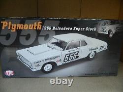 Acme Ken Montgomery 1965 Plymouth Belvedere Super Stock Drag Racer -1/18	
 	<br/>    <br/> 
Acme Ken Montgomery 1965 Plymouth Belvedere Super Stock Drag Racer -1/18