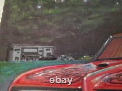 Arnie Le fermier Beswick'69 GTO Super Judge Funny Car Art original de course de dragsters