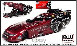 Auto World Nhra Matt Hagen Chargeur Hellcat Funny Car 124 Scale Diecast Car