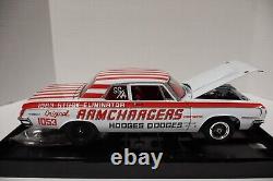 Autoroute 61 / Dcp Ramchargers 1964 Dodge 330 Nhra Super Stock Drag Car 1/18