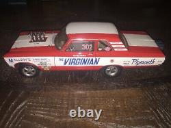 Awb 1965 Pee Wee Wallace Virginian Sedan Drag Race Autoroute 61 Supercar 1/18