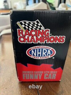 Champions De Course Funny Car Drag Racing 124 Autographié 1996 Signé Par Plusieurs