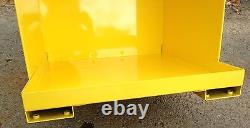 Chariot de stockage en aluminium à échelle jaune pour voiture de course de dragster modifiée hors route revêtue de poudre